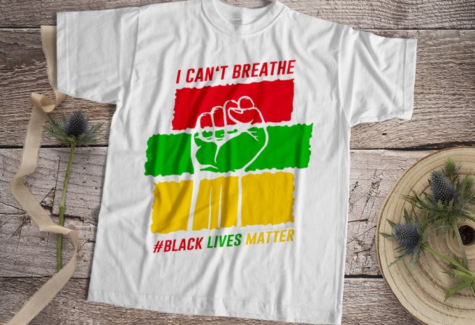 I Can Not Breathe Black Lives Matter